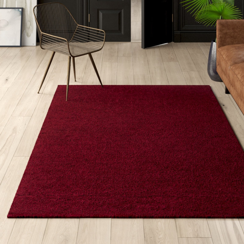 Mercury Row Damien Dark Red Area Rug & Reviews Wayfair